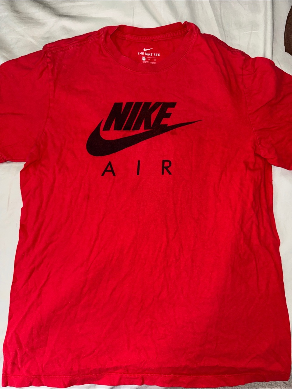 Nike Red Tee with Black Air Logo